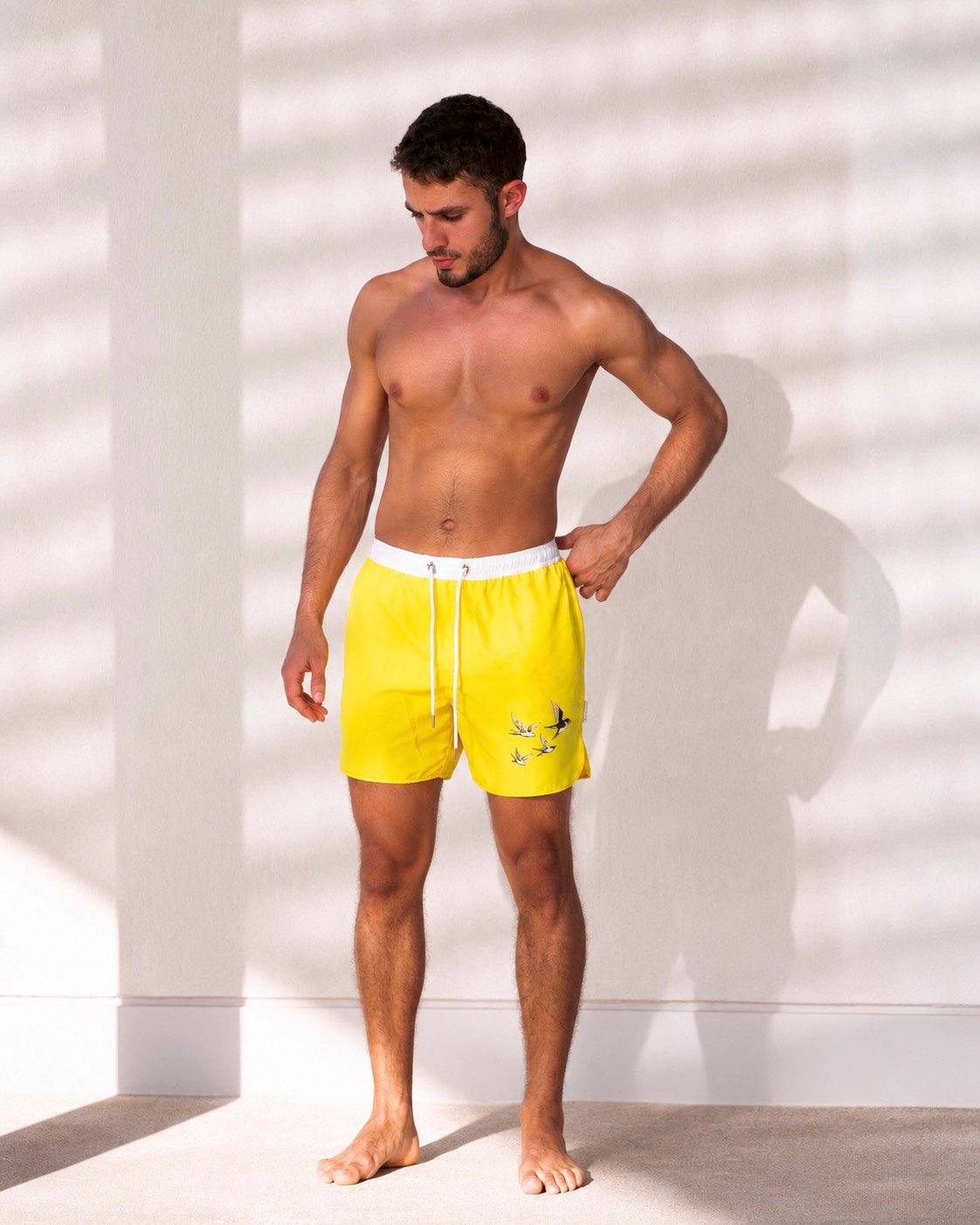 Flight Yellow Swim Short