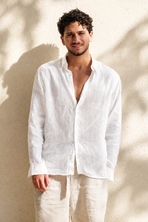 Timeless White Linen Shirt